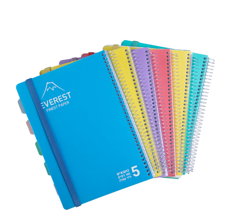 Original Index Notebook 5 Subject Index Spiral Notebook - Sem Deliveries